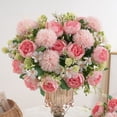 thumbnail image 4 of Silk Peony Bouquet, Lifelike Faux Peonies, Peony Artificial Flowers, Tabletop Peony Decor, Faux Floral Peonies, Artificial Peony Stems, Silk Floral Bouquet, 4 of 7