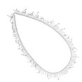 thumbnail image 3 of Fugacal Rhinestone Fringe, Premium Material Rhinestone Chain For Clothes For DIY For Sewing, 3 of 8