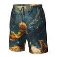 thumbnail image 4 of Pofeuu Whimsical Starry Night Scene Prin Men's Swim Trunks Quick Dry Bathing Suit Swimming Board Shorts Mesh Lining Beach Swimwear-Large, 4 of 6