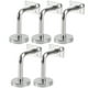 thumbnail image 1 of 5 soportes profesionales de acero inoxidable sólido para pasamanos de pared., 1 of 5