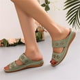 thumbnail image 5 of QJUHUNG Ladies Flat Flower Slippers Roman Style Spring And Summer Sandals, 5 of 5