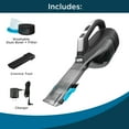 thumbnail image 4 of BLACK+DECKER dustbuster reveal Cordless Handheld Vacuum, for Car and Home Use, with LED Lights and Crevice Tool, HLVD320J, Black, 4 of 18