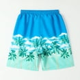 thumbnail image 6 of RMGVDSD Boys Swim Trunks Kids Swimming Shorts Fashion Print Hawaiian Casual Shorts Quick Dry Beach Pants Sport Shorts for 10-11 Years, 6 of 7