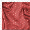 thumbnail image 4 of Soimoi Orange Rayon Fabric Heart & Love Text Printed Craft Fabric by the Yard 56 Inch Wide, 4 of 5