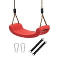 thumbnail image 2 of Almencla Kids Swing Seat Curved Board Tree Swinging Seat for Boys Girls Red, 2 of 8