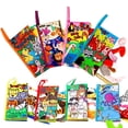 thumbnail image 5 of Libros sensoriales de cola de animales de dibujos animados para bebés de 0 a 12 meses libros de tela suave para bebés juegos Montessori juguetes de desarrollo para bebés de 1 año, 5 of 5