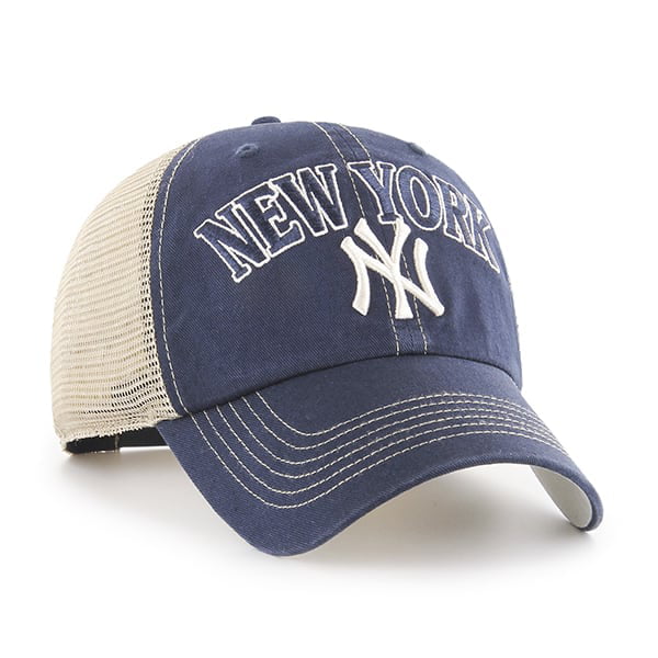 New York Yankees Basic Cap Hat, Floor Mounted Bar Stool Baseball Cap