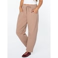 thumbnail image 3 of Celebrity Pink Women's and Women's Plus Fleece Barrel Sweatpant, Sizes XS-4X, 3 of 6