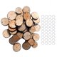 thumbnail image 3 of piezas de madera colgante colgante DIY piezas de madera accesorio de artesanía para decoración del hogar 40 Piezas Kearding HA003188-00, 3 of 6