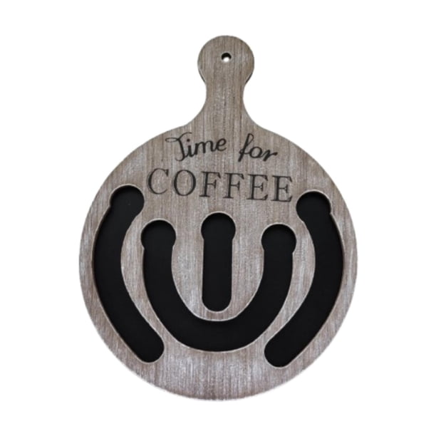 Soporte para cápsulas de café, organizador de cápsulas de café de madera para hoteles, cocinas y cafeterías. Gris