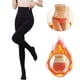 thumbnail image 3 of Gibobby Pantimedias Termicas Mujer Pantalones translúcidos sexys y cálidos para mujer, pantalones integrados espina pescado cintura alta, mallas otoño 350g（Negro，Talla única), 3 of 5