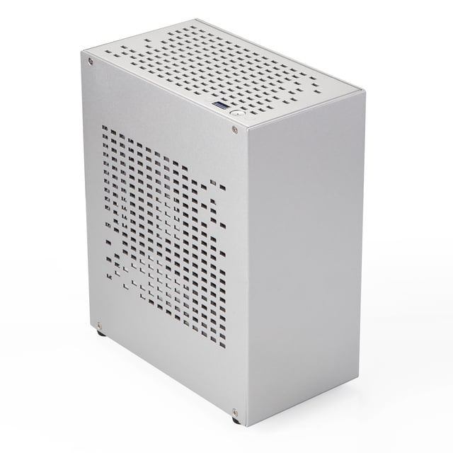 Tarjeta gráfica independiente para juegos MINI ITX de escritorio A07, chasis de aluminio, compatible con fuente de alimentación pequeña de 1U