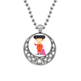thumbnail image 1 of Rojo purpura torero Cartoon Collares Colgante Retro Moon Stars Jewelry Unbranded M, 1 of 3