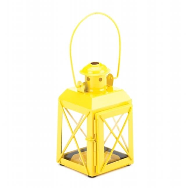 Zingz & Thingz 57071278 Yellow Trolley Lantern - Walmart.com 