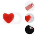 thumbnail image 4 of CIMAXIC 4PCS Heart Pattern Camera Cover Slide Blocker Laptop Tablet Camera Cover,0.59"X0.35"X0.04", 4 of 4
