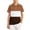Brown, variant on akafmk Boys School Uniform Shirts Short Sleeve Collared Shirt Colorblock Breathable Athletic Shirt Casual Summer Tops, 5-15Y