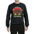 thumbnail image 2 of Wild Bobby, Life is Better with My Daschund Cute, Dog Lover, Unisex Crewneck Graphic Sweatshirt, Black, Small, 2 of 4
