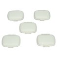 thumbnail image 1 of 5 Pcs Medicine Organizer Dividing Medicine Planner Box Snap Design Daily Medicine Holder Container, 1 of 14