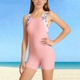 thumbnail image 1 of Trajes de baño para mujer, trajes de baño para mujer, traje de baño infantil estampado sin mangas con cuello redondo, mono infantil de talla mediana, traje de baño de ángulo plano para niñas, traje de, 1 of 8