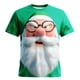 thumbnail image 1 of Tops para hombre, blusas y camisas de cuello redondo y manga corta para hombre. Top estampado de manga corta de San Patricio para hombre. Top/camisa de cuello redondo y manga corta para hombre. Tops p, 1 of 4