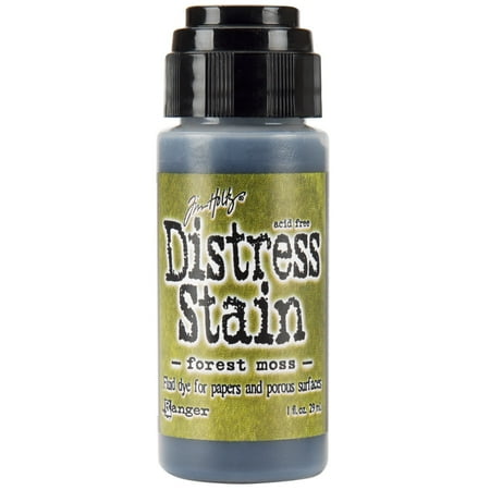 Distress Stain 1oz-Forest Moss, Pk 1, Tim Holtz/Ranger