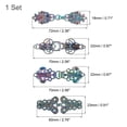 thumbnail image 2 of 4 Pack Vintage Sweater Clips Cape Cloak Clasp Cardigan Clips for Women, Colorful, 2 of 6