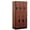 Mahogany, variant on Double Tier Designer Locker - Mahogany