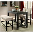 thumbnail image 6 of Xukmct Linen Fabric Seat Counter Height Dining Bench for Living Room, Dining Room, Beige, 6 of 7