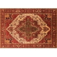 thumbnail image 1 of Ahgly Company Indoor Rectangle Oriental Orange Industrial Area Rugs, 4' x 6', 1 of 4