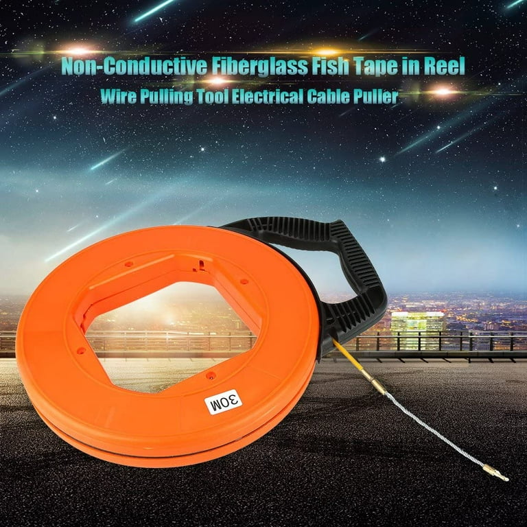 Part Number VEVOR Fish Tape, 125-foot, 7/40-cm, PET Wire Puller