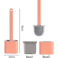 thumbnail image 2 of Toilet Brush Set, Silicone Toilet Brush, Silicone Toilet Brush, Toilet Brush Set, Silicone, Toilet Brushes And Holder Without Drilling, Toilet Brushes, 2 of 5