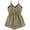 Beige - darkbeige, variant on GUESS Womens Leopard Print Romper Jumpsuit, Beige, Small