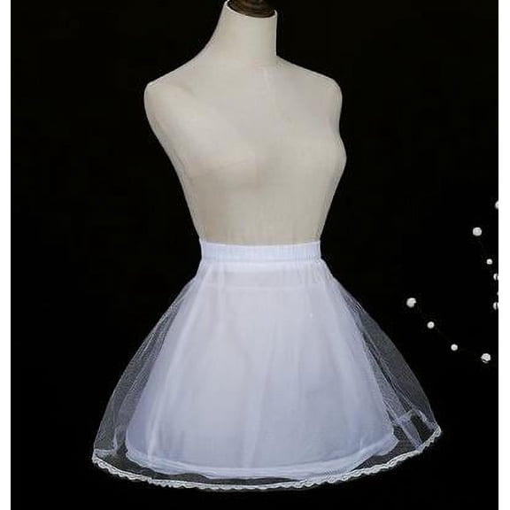 Dayesque Child Tutu Underskirt Hoopless Slip Petticoat Underskirt Flared Underskirt for Girls Special Dresses Ballet Recital Pageant