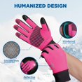thumbnail image 4 of AmPm Gants d'Hiver Hommes Femmes Écran Tactile et Chauds pour Cyclisme Conduite Course, 4 of 6