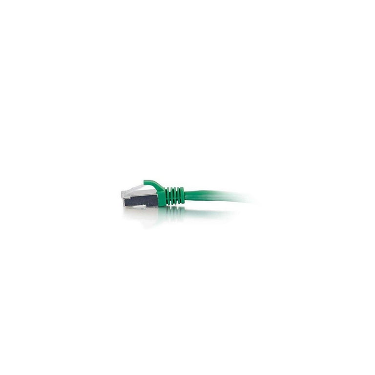 C2G 35ft Cat6 Snagless Shielded (STP) Network Patch Cable - Green - 35 ft Category 6 Network Cable for Network Device - First End: 1 x RJ-45 Network - Male - Second End: 1 x RJ-45 Network - Male - Patch Cable - Shielding - Gold, Nickel Plated Connect
