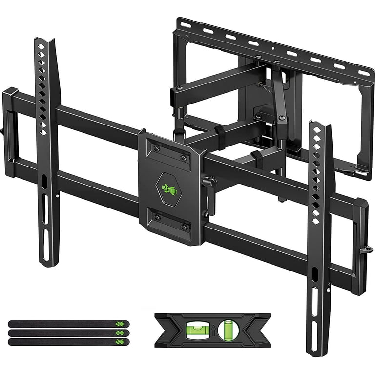  BONTEC Full Motion TV Wall Mount for 32-84 inch LED LCD OLED  TVs, Swivel Tilt Level TV Mount Bracket with Articulating Dual Arms Hold up  to 132lbs, Max VESA 600x400mm, Fits