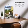 thumbnail image 4 of Durango, Colorado, Waterfall (12x18 Aluminum Art, Indoor Outdoor Metal Sign Decor), 4 of 5