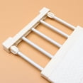 thumbnail image 3 of FONDOTIN Wardrobe Shelf Dividers 1Set Rectangular Shape White Color Abs Material Closet Organizer, 3 of 6