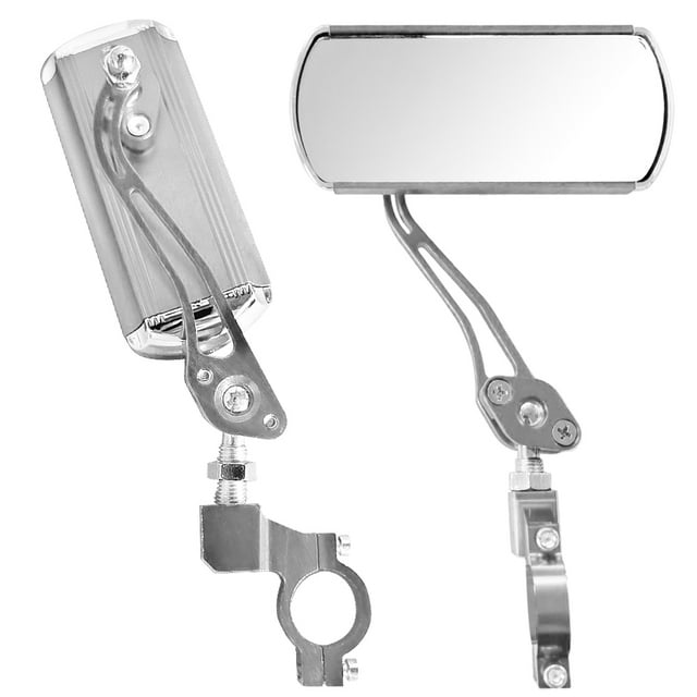 Lot de 2 Rétroviseurs de Vélo Réglables Pivotants Grand Angle Rétroviseurs en Alliage d'Aluminium Rétroviseurs de Sécurité