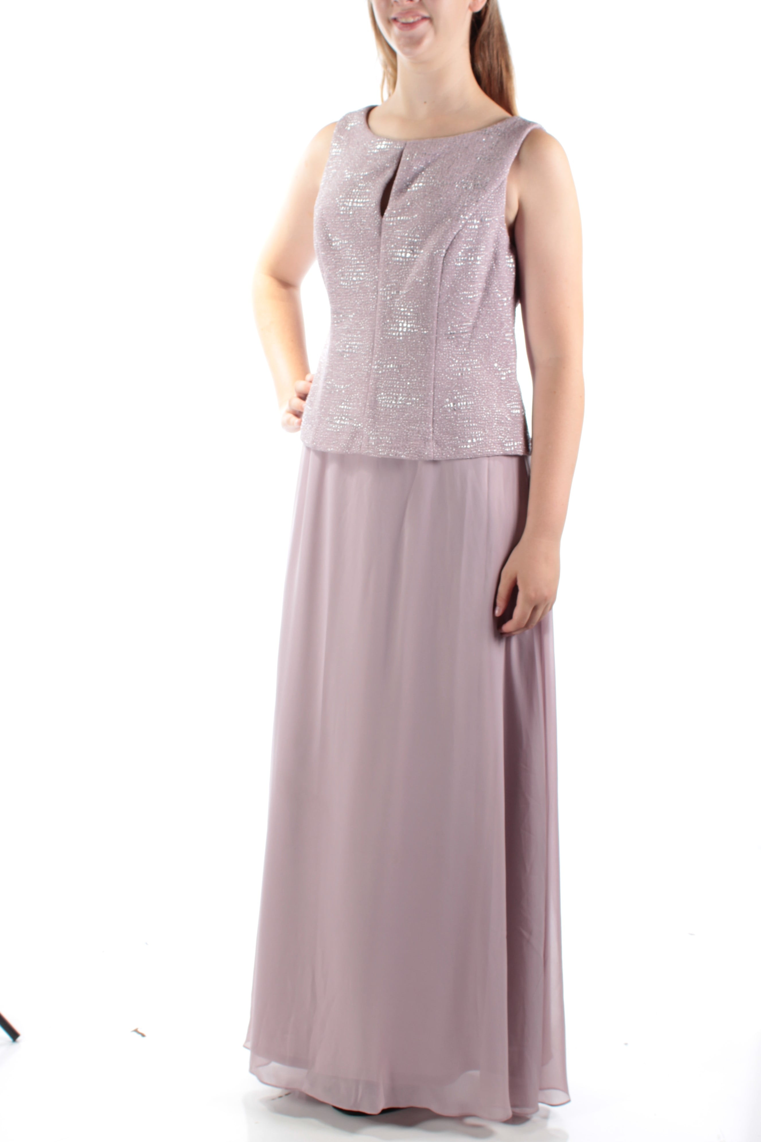 Alex Evenings ALEX EVENINGS Womens Purple matching jacket Sleeveless