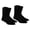 Black / White, variant on COUVER Mens Cotton Polka Dot Crew Dress Socks Hot Pink Navy Blue 2 Pairs Size 10-13 (Mens)