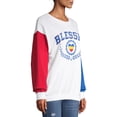 thumbnail image 4 of License Juniors’ Blessed Graphic Sweatshirt, 4 of 6