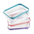 thumbnail image 4 of 4 bolsas de maquillaje transparentes, organizadoras de maquillaje, portátiles y compactas, para mujer, para coche, aeropuerto o aerolínea., 4 of 10