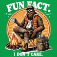 thumbnail image 3 of Bigfoot Fun Fact T-shirt Sasquatch Hide and Seek Champ Camping Joke Men's Tee, 3 of 7