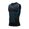 thumbnail image 1 of Chaleco deportivo para hombre, chaleco elástico de entrenamiento ajustado sin mangas, cruzado, transpirable, de secado rápido, para Fitness, 1 of 5