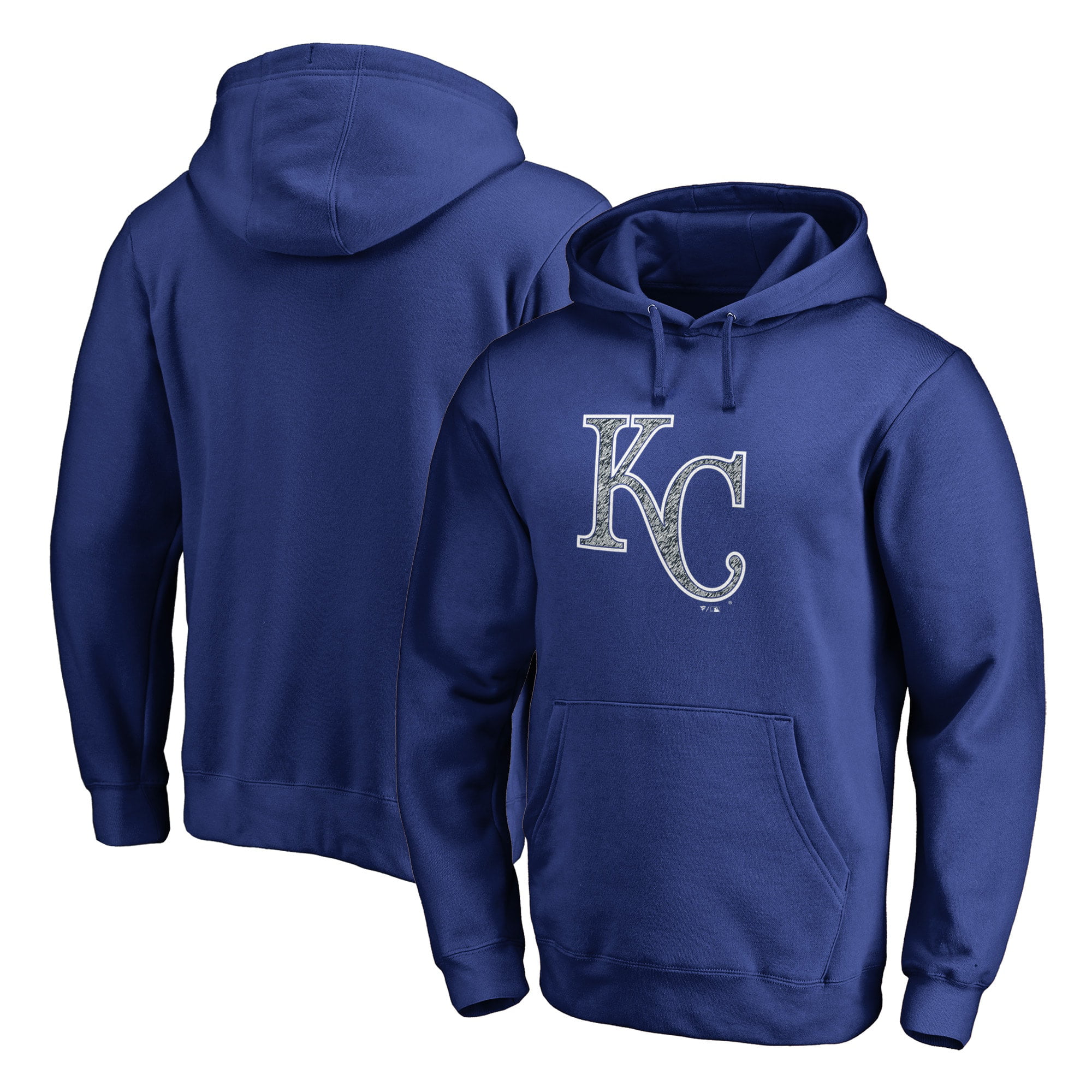 Kansas City Royals Fanatics Branded Static Logo Pullover Hoodie - Royal ...