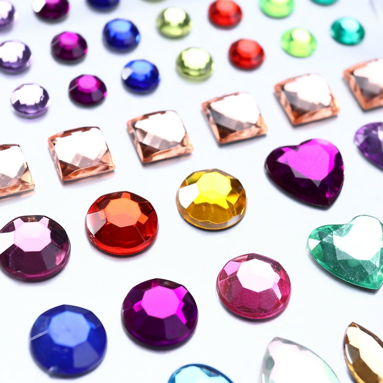 Plastic Crystal Jewel Stickers