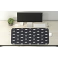thumbnail image 2 of Galaxy Computer Mouse Pad, Planets in Rhythmic Composition with Stars at Night Universe Theme, Rectangle Non-Slip Rubber Mousepad X-Large, 35" x 15", Dark Blue Grey and Eggshell, by Ambesonne, 2 of 2