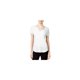 thumbnail image 1 of maison Jules Camiseta básica con cuello dividido para mujer, blanca, grande maison Jules Camiseta básica, 1 of 1