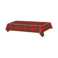 thumbnail image 4 of Mantel navideño,Mantel Navideño para Mesas Rectangulares,Mantel desechable impermeable para comedor,Mantel de cocina para banquetes y fiestas estilo bohemio 1 pieza de cuadros grandes, 4 of 8